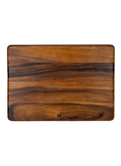 Buy Extra Large Wooden Cutting Board - Premium Acacia Wood Chopping Board, Butcher Block, Chef's Kitchen Board - W36 x L50 x H2 cm in UAE