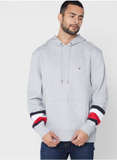 Buy Color Block Sleeve Hoodie in UAE