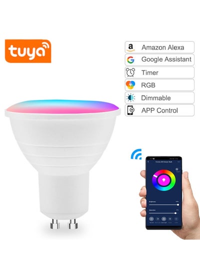 اشتري لمبة إضاءة LED WiFi GU10، لمبة إضاءة LED ذكية GU10 في الامارات