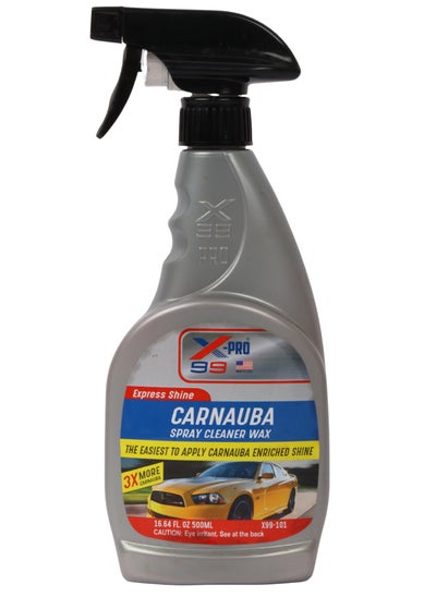 Buy Car Polish Spray, Carnauba Wax Formula For Long-Lasting Protection And Shine, 500 ml, Made in USA. in Saudi Arabia