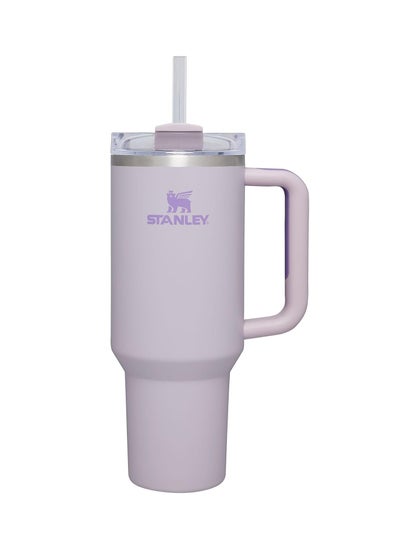 اشتري Stanley Quencher H2.0 FlowState Stainless Steel Vacuum Insulated Tumbler with Lid and Straw ideal for water iced tea coffee smoothies and more, 40 oz (Orchid) في الامارات