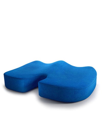 اشتري Master MoltyFoam Coccyx Cushion Standard Size Eliminates Pressure from Back Best for Sitting or Driving Cushion for Desk Chair Enhances Posture Support في الامارات