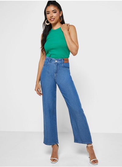 Buy High Waisted Mom Jeans in Saudi Arabia