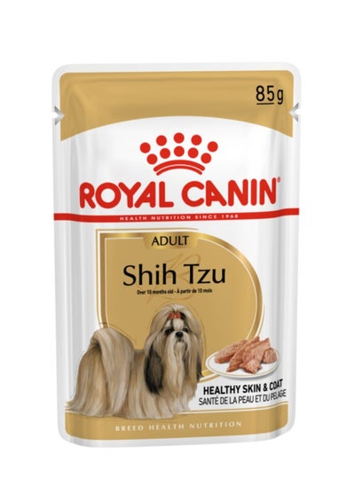 Buy Breed Health Nutrition Shih Tzu Wet Food Pouches in UAE