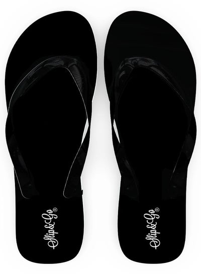 Buy black basic slipper in Egypt
