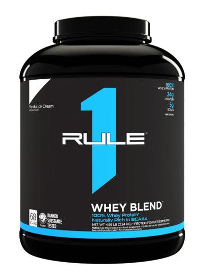 Buy R1 Whey Protein Blend - Vanilla Ice Cream - (68 Serving) in Saudi Arabia