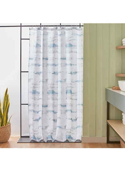 اشتري Amara Polyester Shower Curtain with 12 Hooks 180 x 180 cm في الامارات