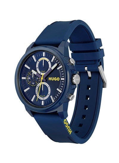 اشتري Relax Men's Blue Dial Silicone Watch - 1530257 في السعودية