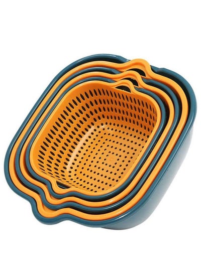 Buy Kitchen Draining Baskets Set Of 6pcs in Saudi Arabia