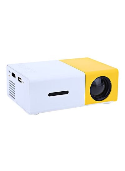 Buy QVGA LED Projector 300 White/Yellow in UAE