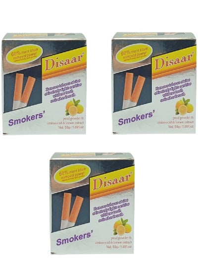 Buy 3 Pieces of Whitening Tooth Powder Removes Stains and Refresh Breath 3* 50 gm in Saudi Arabia