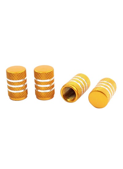 Buy 4-Piece Car Wheel Tyre Valve Cap in Saudi Arabia