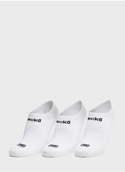 اشتري 3 Pack Logo No Show Socks في السعودية