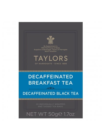 اشتري Decaffeinated Breakfast, Teabags, 20 Count (Pack Of 1) في الامارات