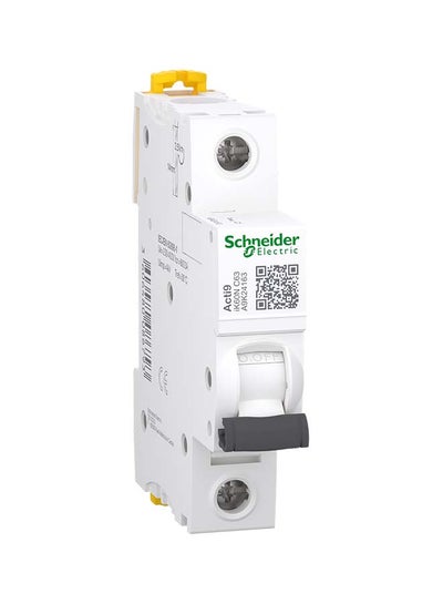 Buy Schneider Electric Miniature Circuit Breaker (Mcb), Acti9 Ik60N, 1P, 63A, C Curve, 6000A (Iec/En 60898-1) in Egypt