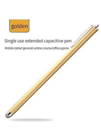 Buy M MIAOAYN with clip extended capacitive stylus can replace conductive cloth touch screen stylus gold Gold in Saudi Arabia