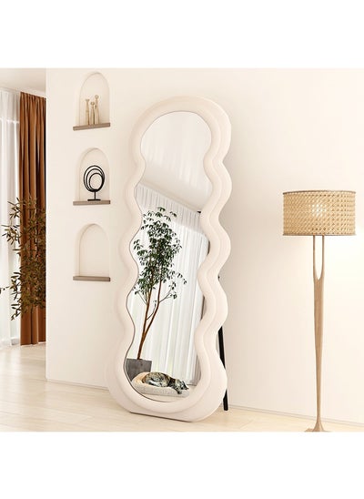 Buy Wavy Shaped Full Length Dressing Mirror 70X170 CM in UAE