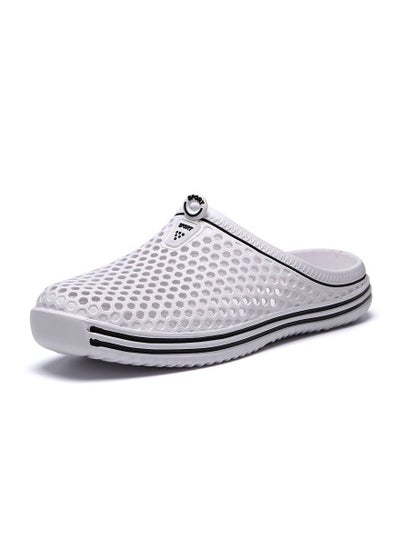 Buy Men/Women Couple Shoes Hole Shoes White in Saudi Arabia