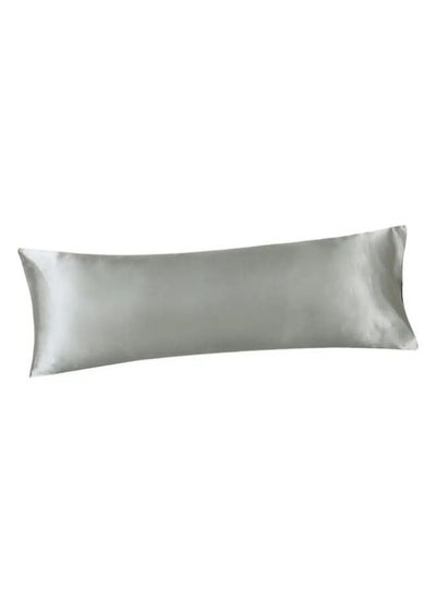 Buy Silky Satin Pillow Cover, 1pc Solid Beige in UAE