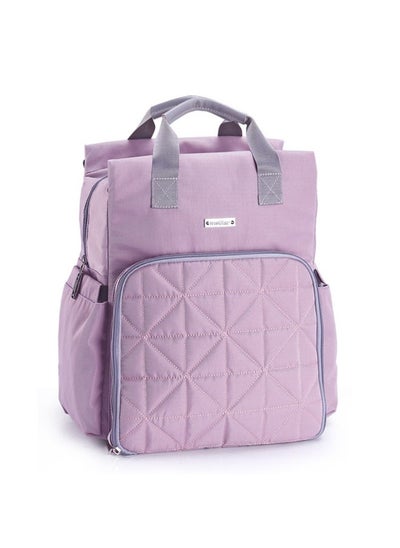 Buy Baby Water-proof Diaper Backpack Bag With Stroller Strap, Lightweight, Compact, Travel Maternity Back Pack for Baby Girls, Baby Shower Gifts, Purple in Saudi Arabia