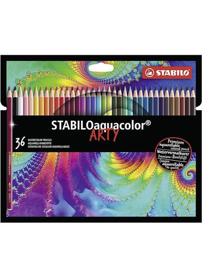 Buy Aquacolor Arty Coloured Pencil Box -36 in Egypt