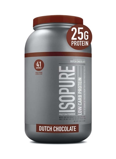 Buy Isopure Low Carb Protein, Dutch Chocolate Offer, 3 Lb in UAE