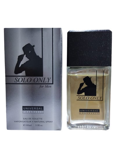 Buy Solo Only Eau de Toilette for Men by Universal Fragrance - 100 ml in Egypt