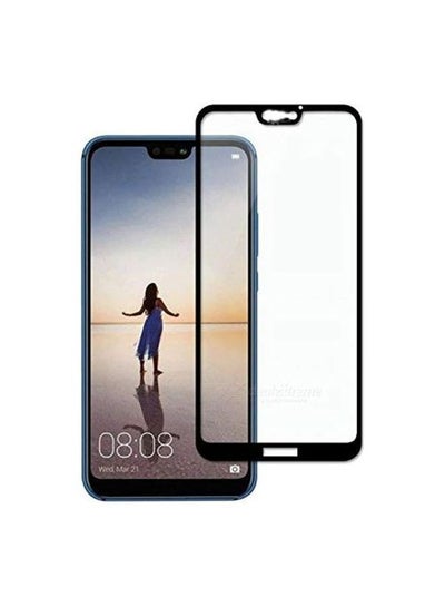 Buy Huawei P20 Lite Glass Screen Protector - Crystal Clear Protection for Your Smartphone Display - Black Frame in Egypt
