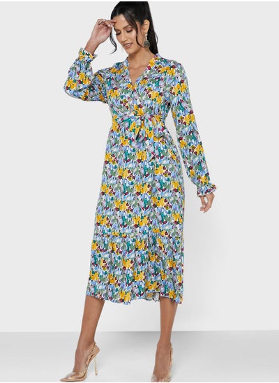 Buy Printed Wrap Dress in Saudi Arabia