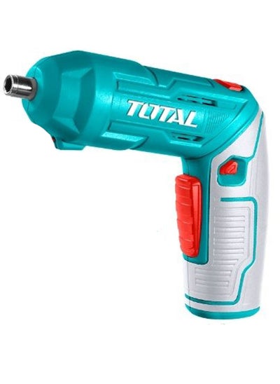 Buy Total  Cordless Screwdriver 4 Volt 19 Pcs Tsdli0442 in Egypt