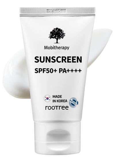 Buy Mobitherapy UV Sun Shield - Korean Skincare, Moistruising Sunscreen SPF 50, UV Protection, Anti Aging and Wrinkle, Vegan & Cruelty Free in UAE