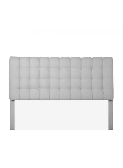 Buy H117 | Velvet headboard - Light Grey in Saudi Arabia