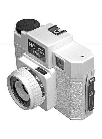 Buy Holga 173-120 Holgawood 120N Medium Format Camera (Casablanco) Bundle with Black & White Negative Film (120 Roll Film) in UAE