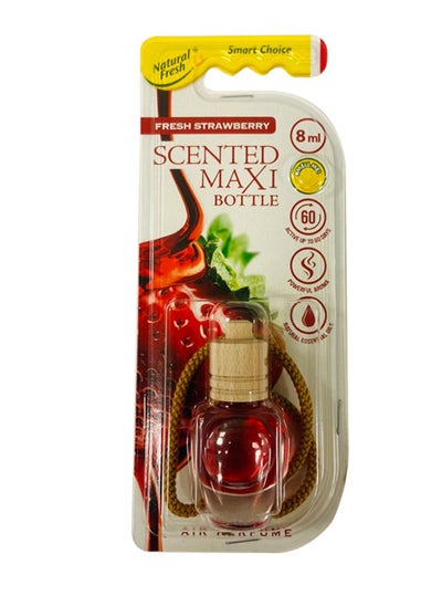 Buy Car Air Freshness Scented Maxi Bottle 8ML Fresh Strawberry in UAE