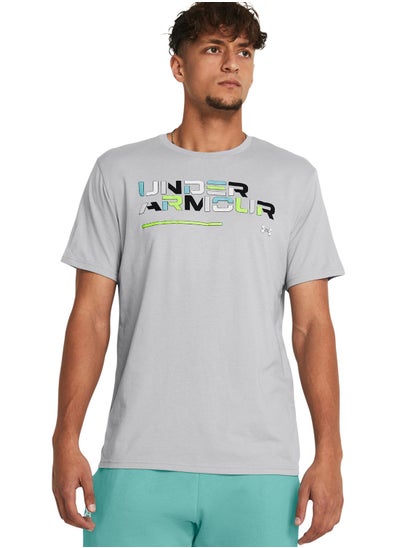 Buy Colorblock Wordmark Short Sleeve T-Shirt in UAE