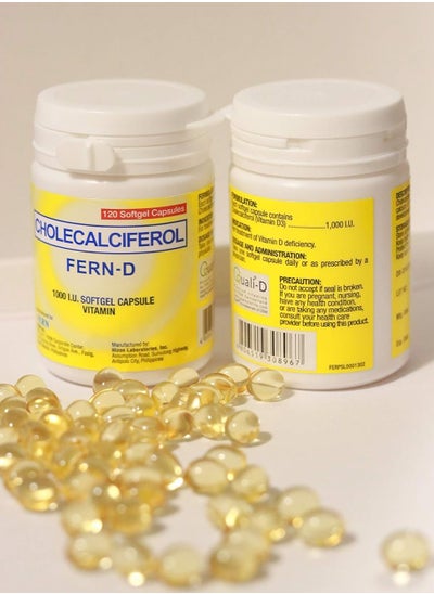 Buy FERN-D (Cholecalciferol) 120 Capsules in UAE