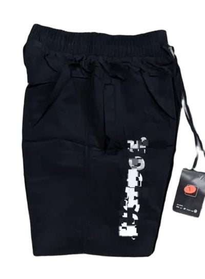 Buy Imported waterproof 2-pocket swimming shorts - Black in Egypt