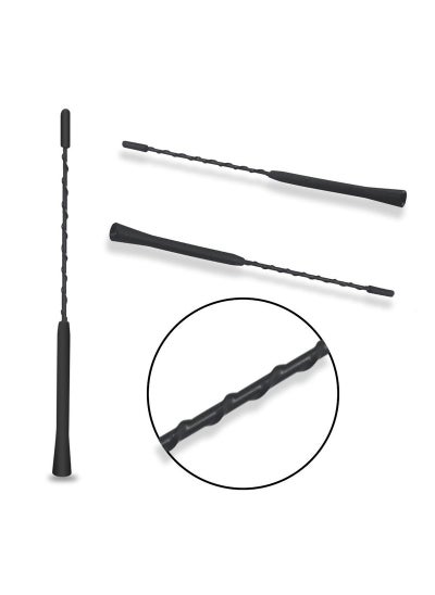 Buy Universal Car Aerial Replacement，AM/FM/DAB Roof Car Radio Antenna Mast，Rod Car Aerial，Screws M4 M5 M6，40cm in UAE