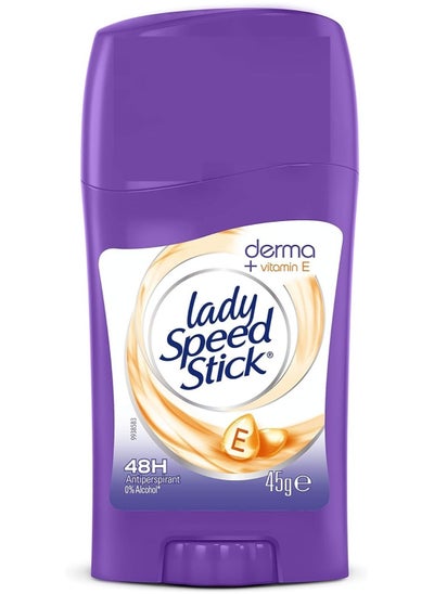 Buy Lady Speed Stick Antiperspirant derma Vitamin E 45G in Egypt