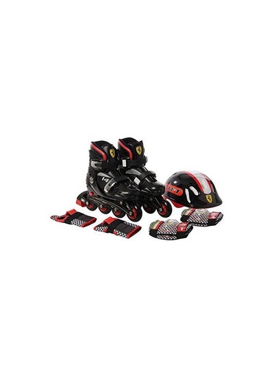 Buy Skate Inline Set Black 33-36 FK7-1 in UAE