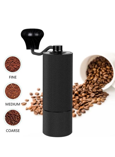 اشتري High Quality Portable Manual Coffee Grinder Black في السعودية