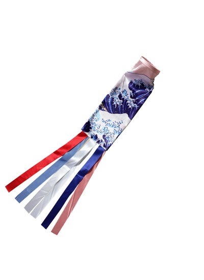 اشتري Gold-Stamped Koi Windsock Japanese Festival Flag Wave tassel في السعودية