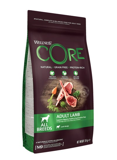 اشتري Core Lamb Recipe Adult Dog Food 1.8kg في الامارات