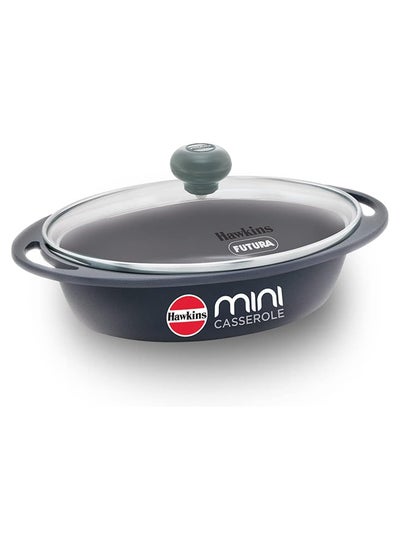 اشتري Hawkins Die-Cast Grey Mini Casserole W/Gl, 0.75L,5Mm - (Dcg75G) في الامارات