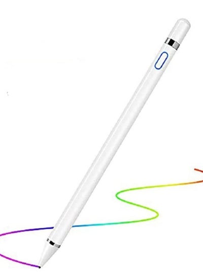 اشتري Stylus Pen Touch Screen Pencil: Active Stylus Pens Compatible for Apple iPhone iPad HP DELL Tablet Phone Laptop Chromebook Kindle Fire - Fine Point Digital Capacitive Drawing Pencil في الامارات