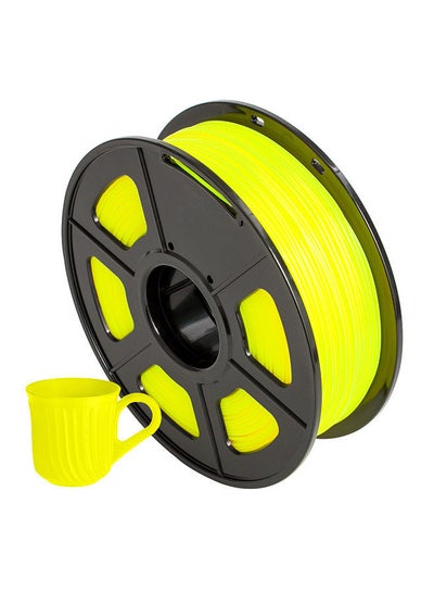 Buy PLA 3D Printer Filament 1.75mm Dimensional Accuracy +/- 0.02mm 1kg(2.2lbs) Spool, Yellow in UAE