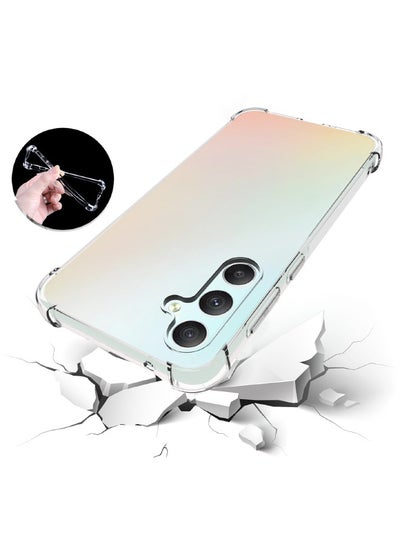 اشتري Samsung Galaxy S23 FE Case, Crystal Clear Samsung S23 FE Protective Case, Slim Flexible TPU Airbag Bumper Shock Absorption Rubber Soft Silicone Case Cover Fit for Galaxy S23 FE (Clear) في الامارات