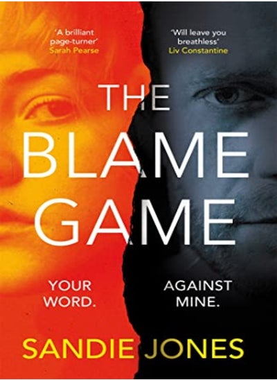 Buy The Blame Game by Jones, Sandie Hardcover in UAE