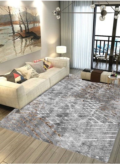 Buy Non-Slip Carpet Floor Mat for Living Room Mat Bedrooms Decor 160*120cm in UAE