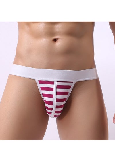 Buy Breathable Straps Brief Purple/White in Saudi Arabia